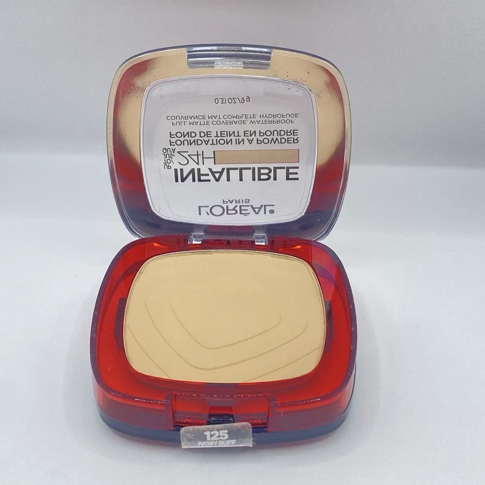 L'Oreal Paris Infallible Up to 24H Fresh Wear Foundation Powder 125 Ivory Buff